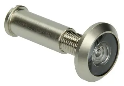 1019216 - DEURSPION 180° MAT VERNIKKELD Ø12MM