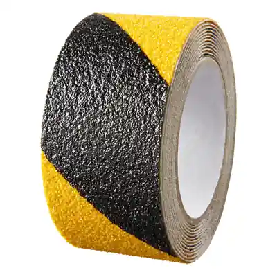 1064265 - SECUCARE ANTI-SLIP STICKER OP ROL ZWART/GEEL 3000X500MM