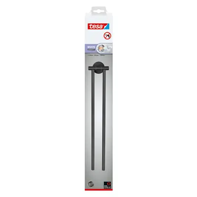 1072306 - MOON GRAFIET HANDDOEKHOUDER 2-ARMIG