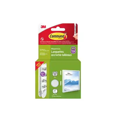 1075980 - COMMAND FOTOLIJSTSTRIPS M WIT 12 PAAR