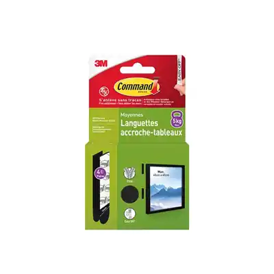 1075974 - COMMAND FOTOLIJSTSTRIPS M 4 PAAR ZWART