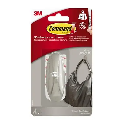 1062190 - 3M COMMAND MIDDELGROTE DESIGNHAAK GEBORST. NI 17081BN