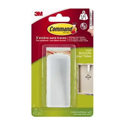 1060675 - COMMAND CANVAS HANGER, GROOT WIT 1HK + 2S/PK