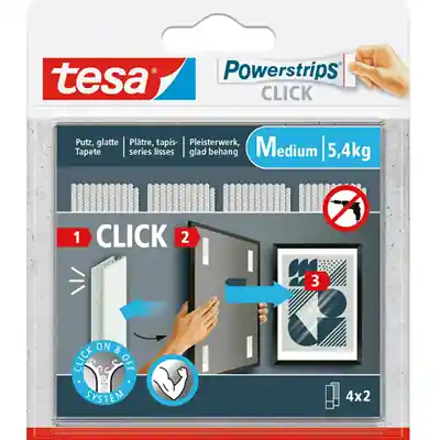 1074193 - TESA POWERSTRIPS CLICK 4X2 M