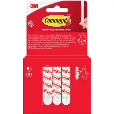 1075985 - COMMAND KLEEFSTRIPS S 8ST VERWIJDERBAAR