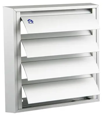 1006250 - DAMPKAPROOSTER OPBOUW 433 ALU F1 RENSON 173X173MM