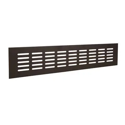 1059706 - VENTILATIESTRIP 381/80 (400MM)RAL 9005 STRUCTUUR ZWART