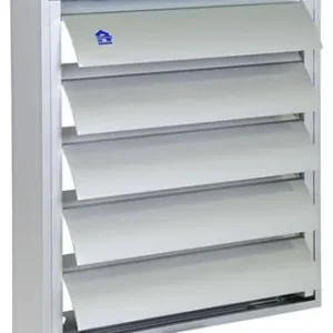 1013924 - LAMELLENROOSTER ALU NATUUR RENSON 433 210X210MM