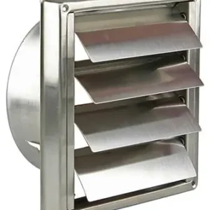 1006274 - DAMPKAPROOSTER INBOUW 633 INOX RENSON Ø150