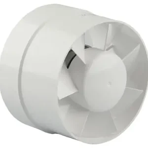 1006443 - KANAALVENTILATOR STANDAARD 7122 WIT RENSON Ø 125