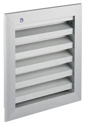 1006223 - MUURROOSTER INBOUW 411 ALU F1 RENSON 200X200MM