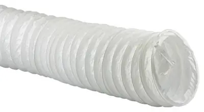1006394 - PVC FLEXIBEL 7003 WIT Ø 150/3M