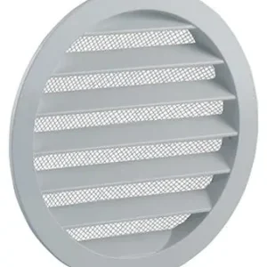 1006268 - RONDE ROOSTER INBOUW 434/R ALURAL 9010 RENSON Ø 160