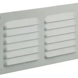1015066 - SCHOEPENROOSTER PLAT ALU WIT 200X100MM