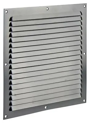 1006308 - SCHOEPENROOSTER VLAK ALU F1 250X250MM