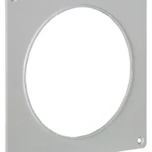 1006427 - SET 2 ST.PVC AFDEKPLATEN 7031 WIT Ø 125
