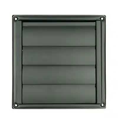 1068946 - INBOUW DAMPKAPROOSTER 633 INOX ZWART (DIA 125)
