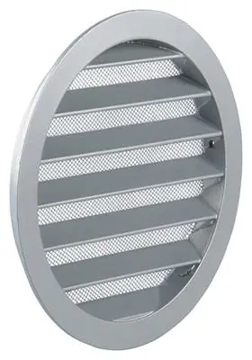 1006267 - RONDE ROOSTER INBOUW 434/R ALURAL 9006 RENSON Ø 160