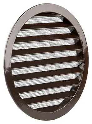 1006272 - RONDE ROOSTER INBOUW 434/R ALURAL 8019 RENSON Ø 200