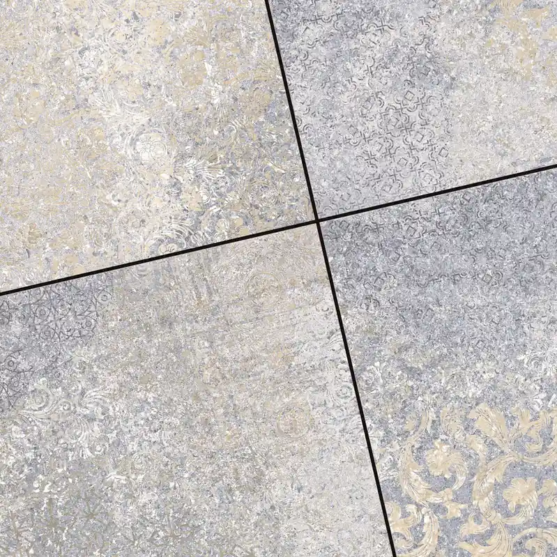 Cerasun Catania Decor Blue 60x60x4