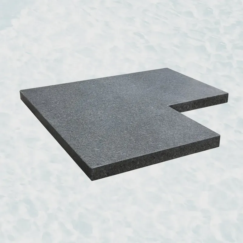 Hoekstuk Pacific Black 50/50x20x3cm