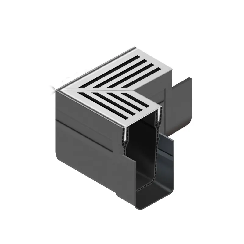 Slimline Hoekstuk aluminium