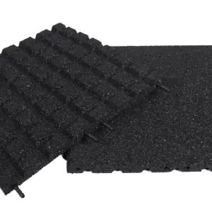 SBR Rubbertegel 50x50x3cm Zwart