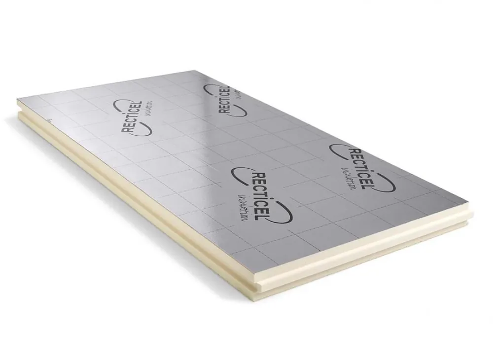 Eurowall PIR Spouwisolatie 90mm. 600x1200mm Rd=4.0