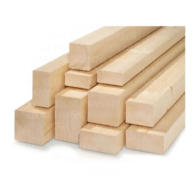 45x70mm NE vuren C geschaafd ronde hoeken KD 18% *FSC
