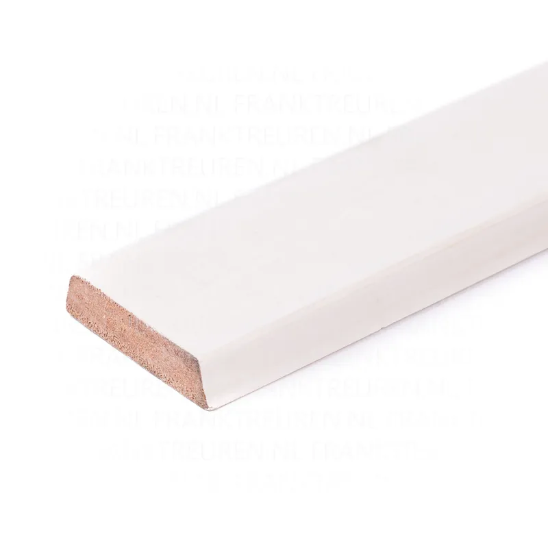 Koplat hardhout gegrond 12x68mm netto 11x68mm model B schuine kant gevingerlast**FSC