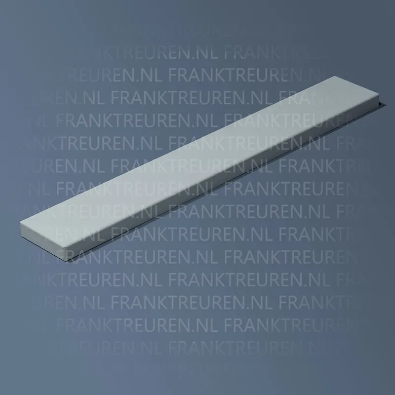 Neut MDF V313 gegrond 18x75mm modern 50cm lang (2 zijdig-bruikbaar)