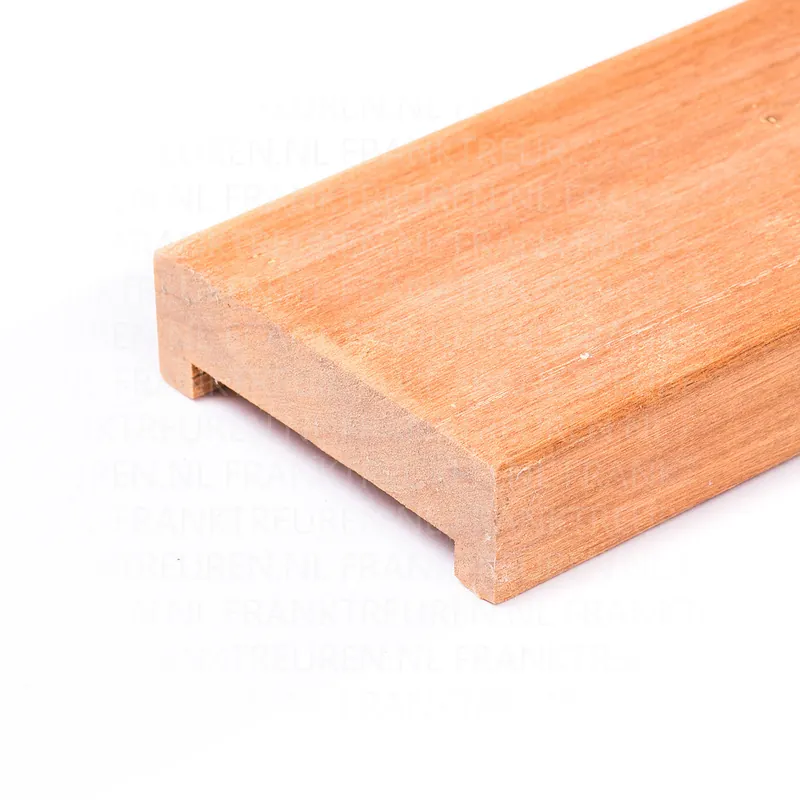 Gibodekker meranti 28x94mm sponning 8x72mm onbehandeld