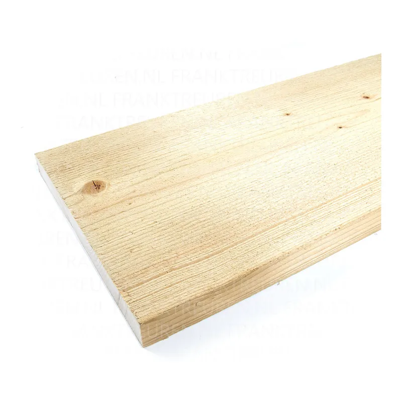 22x200mm vuren fijnbezaagde hartzijde groen geimpr. klasse 3 *FSC