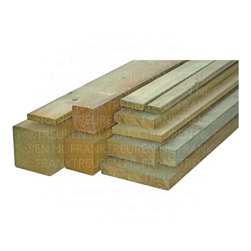 28x70mm NE vuren C geschaafd ronde hoeken geimpr. tanalith *FSC