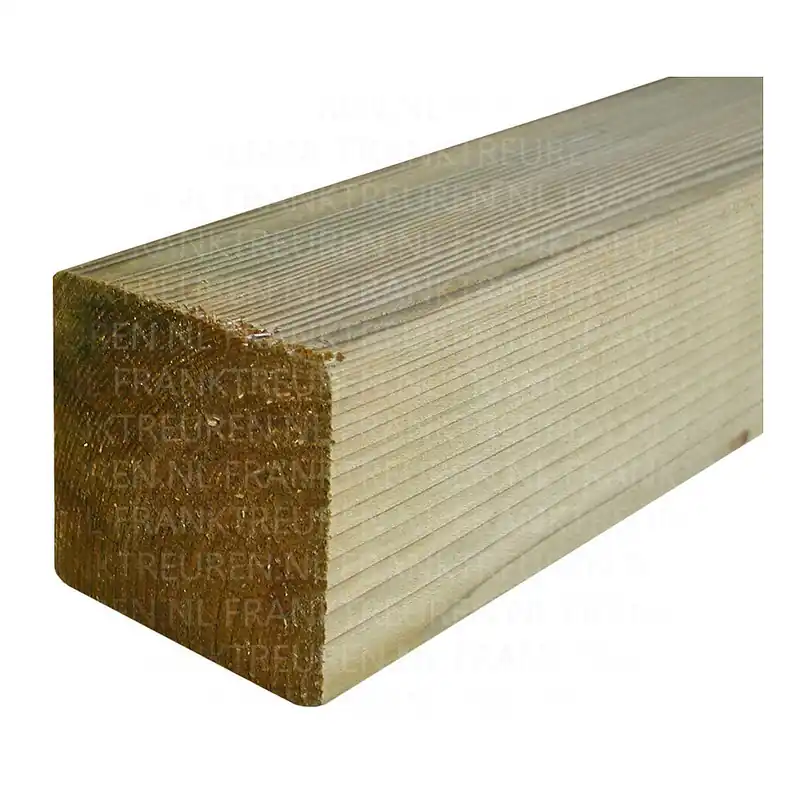 *70x70mm NE vuren C geschaafd ronde hoeken geimpr. tanalith *FSC