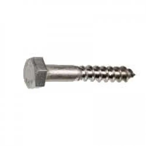 HOUTDRAADBOUT RVS-A2 SW-13 DIN571 8X90 (50)