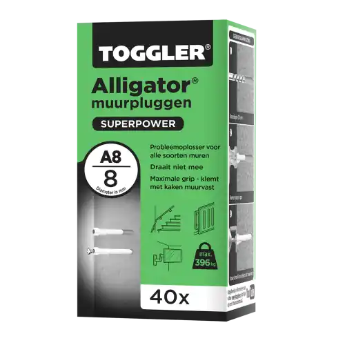 ALLIGATORPLUG TOGGLER 8MM A 8