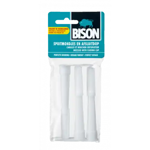 SPUITMONDJES BISON ZAK 3 STUKS