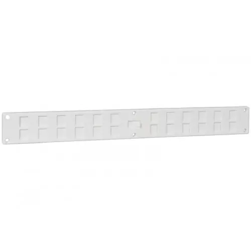 AFSLUITBAAR VENTILATIEROOSTER 370X40MM WIT
