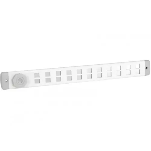 ALU SCHUIFROOSTER BOLD LINE 370X40MM WIT