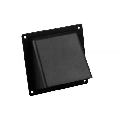 GEVELKLEP Ø150MM ZWART