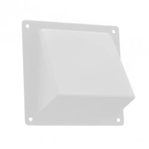 UNIVERSELE GEVELKLEP Ø100/125/110X54MM WIT KF
