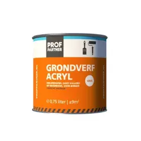 Profpartner Grondverf Acryl grijs 750 ml