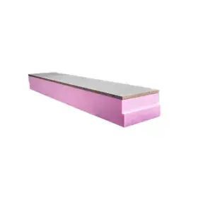 Beriso Kantplank XPS 1250x300x10 + 100 mm grijs