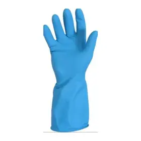 Huishoud Handschoen Latex Blauw Xl