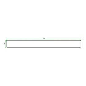 Boeideel gegrond western red cedar 28x285x5900 mm