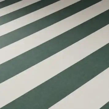 Uitvalscherm streep groen/crème (kleurnr. 8555) op maat