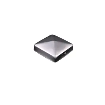 Afdekkap piramide tuinpaal RVS 7x7 cm