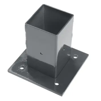 Giardino voet voor vierkante paal antraciet 60 x 60 mm