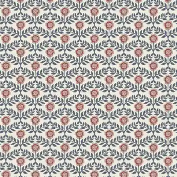 Vliesbehang Joules Stately Floral Crème/Blauw (dessin 128956)